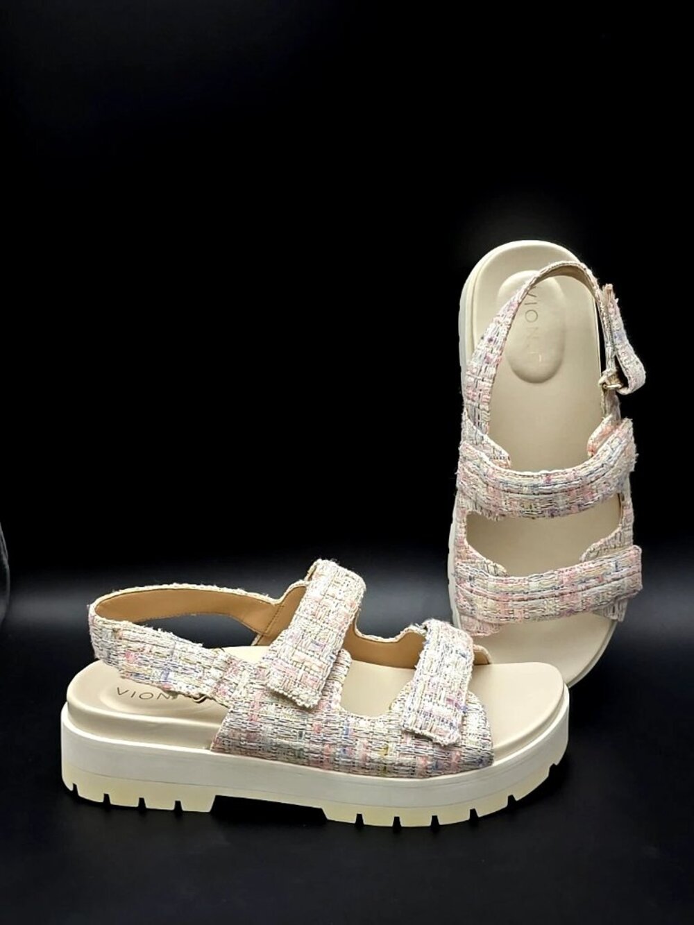 Vionic Marselle Comfort Sling Back Lug Platform Heel Sandals Women's Size 9.5